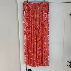 Roller Rabbit Floral Coral Beach Pants